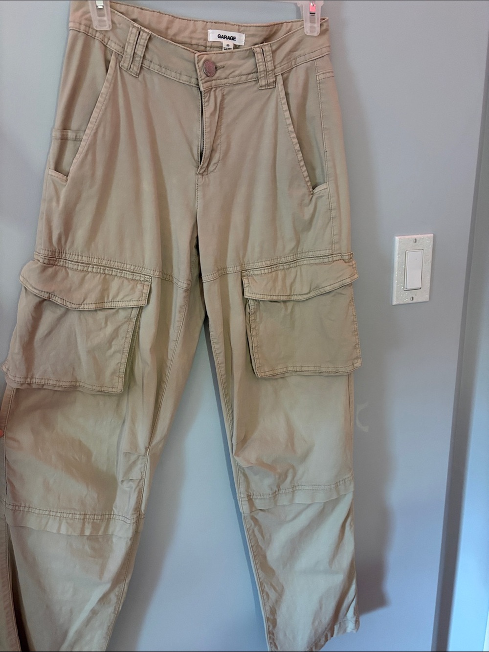 Garage Women's Tan Cargo Pants